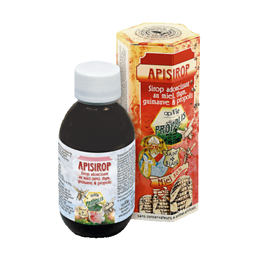 Apisirop - miel (80%), propolis et plantes 150ml