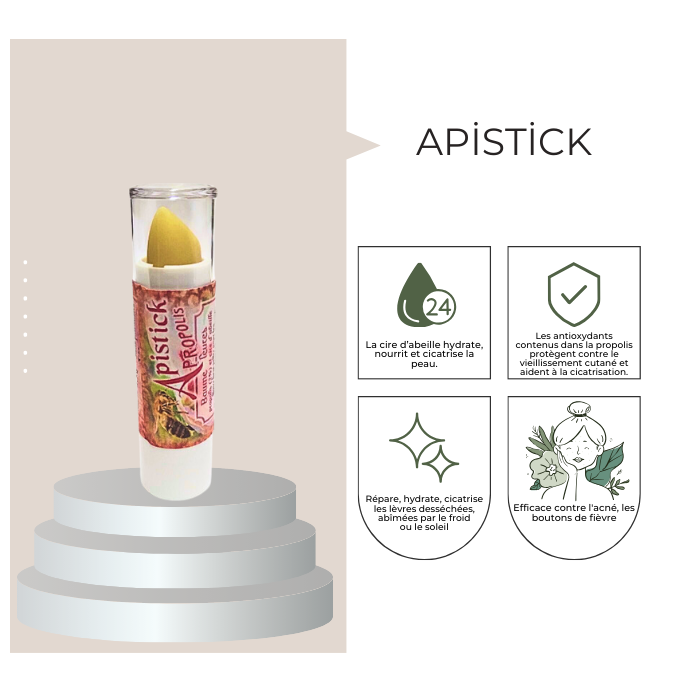 Lot: 1 Apistick+1 Apiderm+1 Propoderm