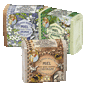 Lot promotionnel: savon miel & chataîgne+ savon miel & verveine+ savon miel & jasmin