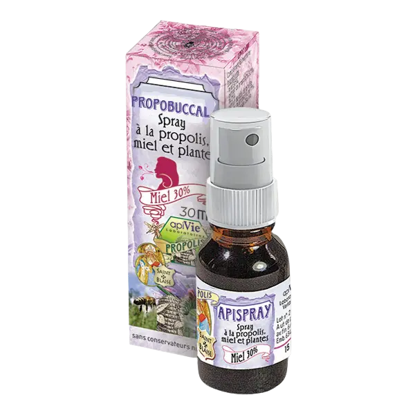 Propobuccal (ex Prodontal) - spray propolis, miel et plantes 30ml Apivie