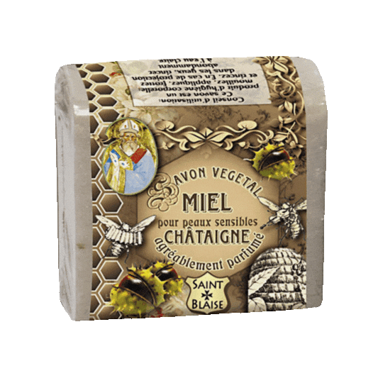 Savon végétal au miel et châtaigne 100g