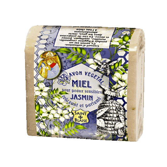 Savon végétal au miel, karité et Jasmin 100g